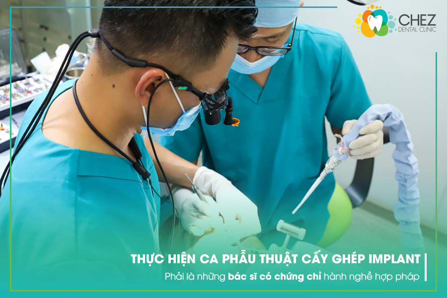 Bác sĩ cấy ghép implant phải có chứng chỉ hành nghề