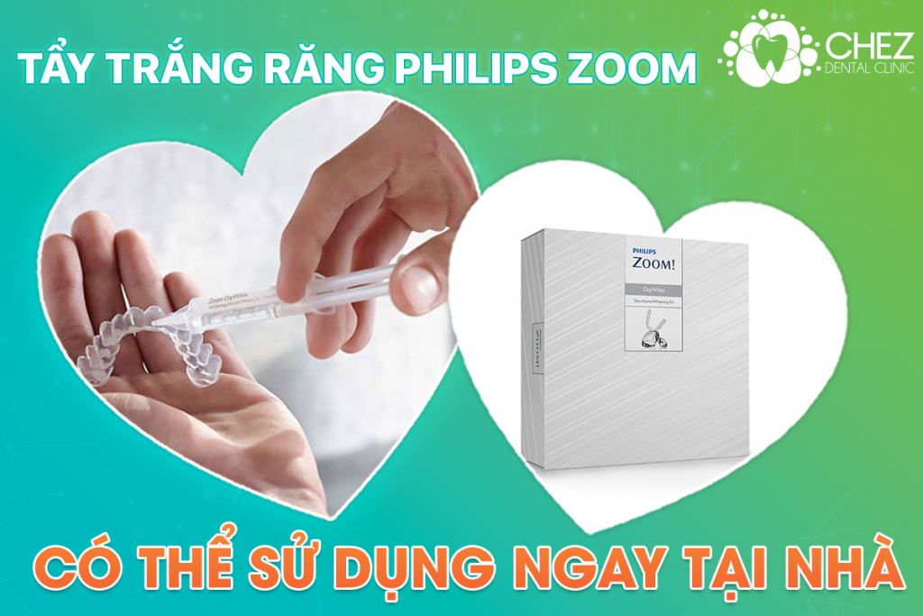 TẨY TRẮNG RĂNG PHILIPS ZOOM CÓ THỂ SỬ DỤNG NGAY TẠI NHÀ